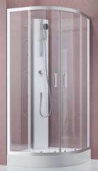 GEO fast Komplettdusche Runddusche 2100x900x900 mm silber 