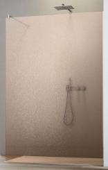 GEO Flex Walk-In 12 mm Crash-Glas Bronze mit Versiegelung 