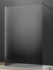 GEO Free Walk-In 12 mm Crash-Glas grau mit Versiegelung 