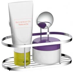 Edelstahl Duschablage zum Kleben oder Bohren 1 Etage 