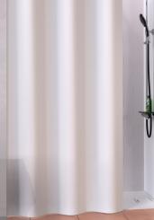Textil Duschvorhang Antischimmel Effekt uni weiß 200x180 cm 