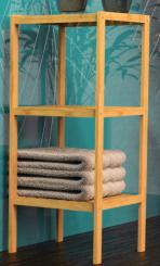 Bambus Badezimmer Hochschrank 5 Ablagen 1900 mm hoch