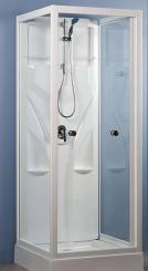 Schulte U-Duschkabine Komplettdusche Juist 2100 mm hoch 