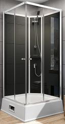 Schulte Duschkabine Fertigdusche Korfu II mit Boiler und Pumpe 