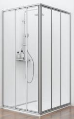 Schulte Dusche Kristall/Trend Eckeinstieg variabel 1850x735-900 mm 