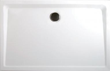 Schulte Acryl Rechteck Duschtasse extra flach alpinweiß 