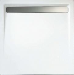 Schulte Acryl Quadrat-Duschwanne alpinweiß mit Rinne 70 mm 