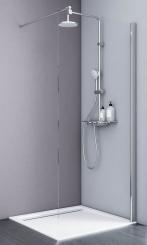 Schulte Alexa Style 2.0 Walk-In Dusche mit Klebemontage 