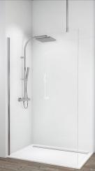 Schulte Alexa Style 2.0 Walk-In Dusche 6 mm Glas mit Deckenstrebe 
