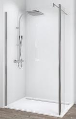 Schulte Alexa Style 2.0 Walk-In Dusche 6 mm Glas mit beweglichem Element 