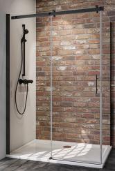 Schulte Alexa Style 2.0 Black Style Gleittür mit Seitenwand 