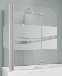 Schulte D33822 Wannenaufsatz 2-teilig mit Seitenwand 780-800 mm 