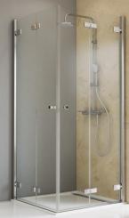 Schulte Duschkabine Toura Drehfalttür als Eckeinstieg 