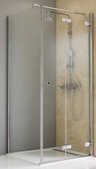 Schulte Eckduschkabine Toura Drehfalttür mit Seitenwand 