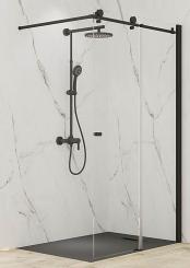 Schulte MasterClass Black Style Walk-In Duschwand mit Gleittür 