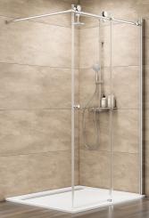 Schulte MasterClass Walk-In Duschwand mit Gleittür chromoptik 