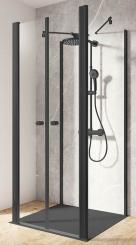Schulte U-Duschkabine Garant 2.0 Pendeltür mit 2 Seitenwänden 