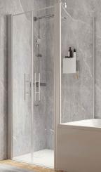 Schulte Duschkabine Garant 2.0 Pendeltür mit Seitenwand verkürzt 