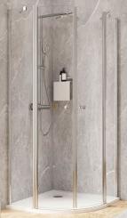 Schulte Garant 2.0 Viertelkreisdusche 4-teilig Radius 550 mm 