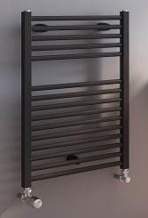 Schulte Badheizkörper Turbo matt schwarz Anschluss links/rechts 