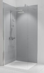Schulte DecoDesign Duschrückwand Farbe Set Ecke 2 x 2100x900 mm hellgrau