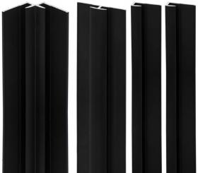 Schulte DecoDesign Profilset Länge 2100 mm Profilfarbe schwarz matt