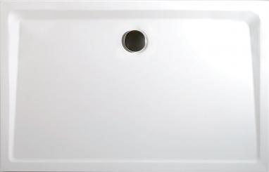 Schulte Acryl Rechteck Duschtasse extra flach alpinweiß 800x1000 mm