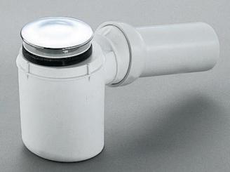 Ablauf waagerecht für Duschbecken flach 52 mm Durchmesser 