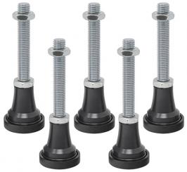 5 Stellfüße für Schulte plan Mineralguss Duschbecken Steinoptik 