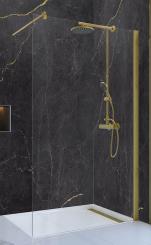 Schulte Alexa Style 2.0 Walk-In Echtglas Klar Profil gold matt 