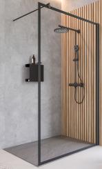 Schulte Alexa Style 2.0 Black Style Walk-In Dekor Frame 