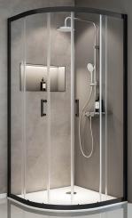 Schulte Sunny Black Style Runddusche 1900x900x900 mm Radius 550 