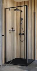 Schulte Trend 2.0 Drehtür mit Seitenwand 2000x900x900 mit Glassiegel 