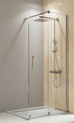 Schulte Toura Duschwand Walk-In Gleittür mit Rollen unten 