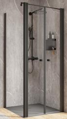 Schulte Garant 2.0 Pendeltür mit Seitenwand Klarglas + Glassiegel 