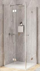 Schulte Garant 2.0 Drehfalttür als Eckeinstieg für Fliesenmontage 