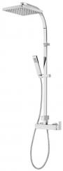 Duschsäule Schulte DuschMaster Rain II D9638 mit Einhebelmischer 