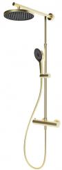 Schulte DuschMaster Rain D964028 mit Thermostat gold matt 