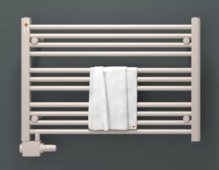 Mert Austausch-Badheizkörper AU Anschluss unten versetzt 50 mm 550x800 mm (Höhe x Breite), verkehrsweiß RAL 9016