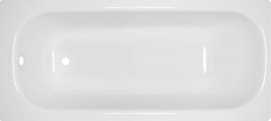Stahl-Email Körperform Badewanne 1500/1600x700 mm weiß 