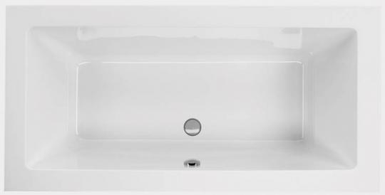 Schröder Acryl Rechteckbadewanne Komplettset Lupor weiß 