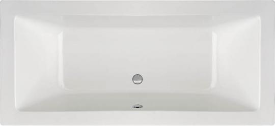 Schröder Acryl Rechteckbadewanne Komplettset Dina Duo 180x80x39 cm 