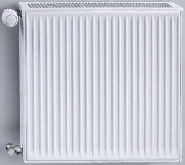 sanicomfort Austauschheizkörper Typ 22 Nabenabstand Seite 500 mm 550x400 mm (Höhe x Breite), verkehrsweiß RAL 9016