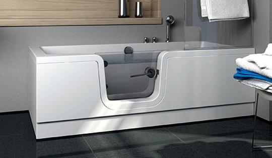 Schröder Acryl Badewanne mit Tür Puerta 170x80x40 cm rechts 