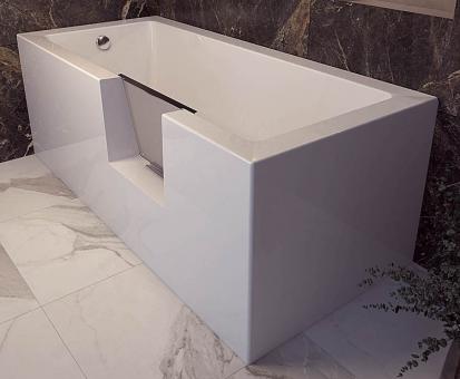 Schröder Acryl Badewanne mit Tür Uppsala Easy Ecke links 