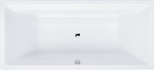 Acryl Körperform Duo Rechteck Badewanne weiß 1800x800x450 mm