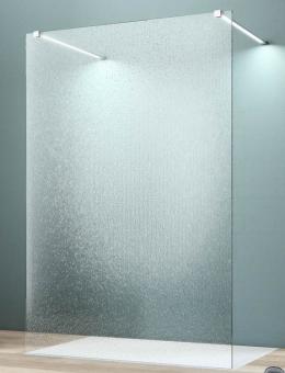 GEO Free Walk-In 12 mm Crash-Glas hell mit Versiegelung 