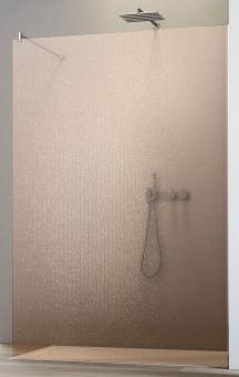 GEO Flex Walk-In 12 mm Crash-Glas Bronze mit Versiegelung 