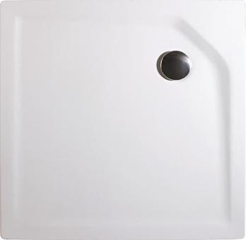 Schulte Acryl Quadrat Duschwanne extra flach alpinweiß 900x900 mm