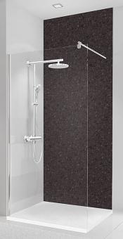 Schulte DecoDesign Duschrückwand Softtouch 2550x1000 mm Terrazzo-Anthrazit
